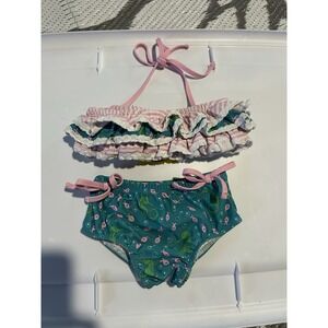 Sweet Honey Boutique Girls' 6 Month Bikini Swim Suit Ruffles